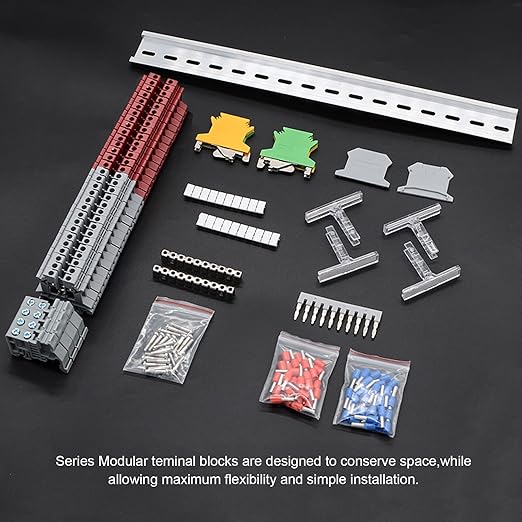 Terminal Block Kit, Rail Type Voltage Terminal, Rail Combined Terminal Block