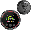 Carbon Monoxide Detectors, 5-in-1 Plug in Natural Gas & Smoke Detector, CO Methane Propane Combustible Combination Gas Alarm with Temp Humidity Sensor HD Screen for RV Home Travel Kitchen Black 1 Pack