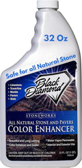 Color Enhancer Sealer for All-Natural Stone and Pavers. Marble, Travertine, Limestone, Granite, Slate, Concrete, Grout, Brick, Block. (1-Quart)