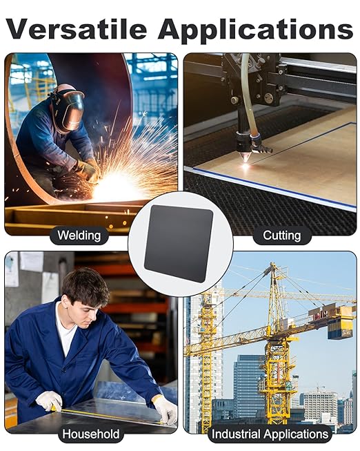2 Pcs 8" x 8"x1/4" Steel Plate, A36 Square Hot Rolled Steel Base Plate, 1/4 Inch Thick Weldable Metal Plates for Structural Support and Industrial Use