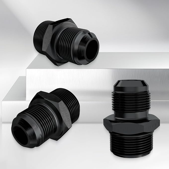 8AN Flare to AN10 ORB Male O-Ring Fitting Adapter (2PCS)