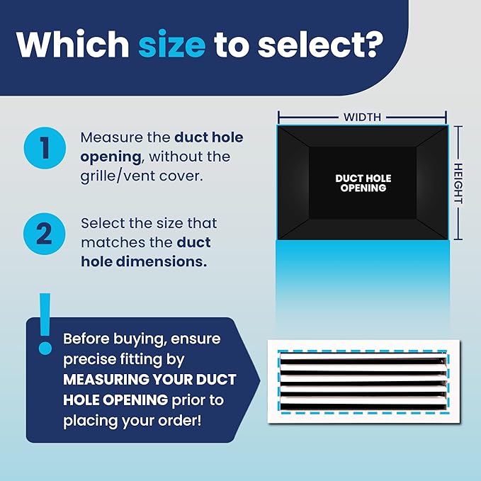 6x16 Inch (Duct Opening) Aluminum 1-Way Air Flow Vent – HVAC Vent Cover for Wall or Ceiling – Quiet HVAC Wall Register with Multi-Shutter Damper – Adjustable Curved Blade - Plastic Seal for Tight Fit
