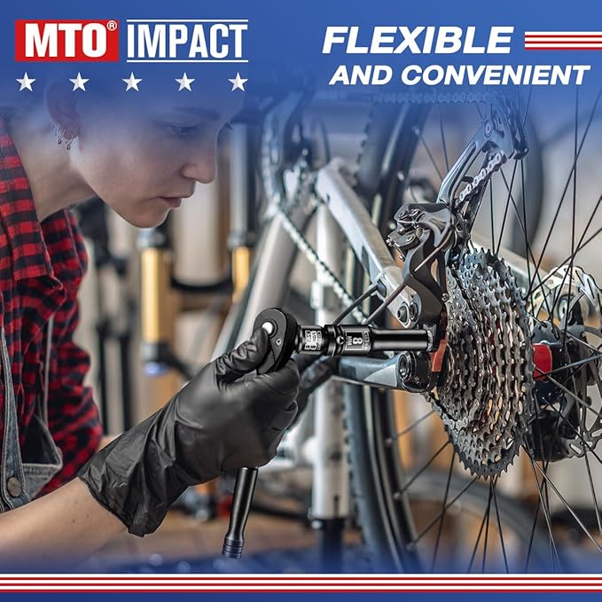 MTO 2-Piece Impact Socket Adapter and Reducer Set, 3/8" Female to 1/4" Male Reducer, 1/4" Female to 3/8" Male Adapter, CR-MO, for Impact Wrench & Ratchet Use