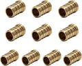 (Pack of 10) EFIELD Pex 1/2-inch Plug End Cap Pipe Barb Crimp Brass Fitting 1/2",(PEX1807092)