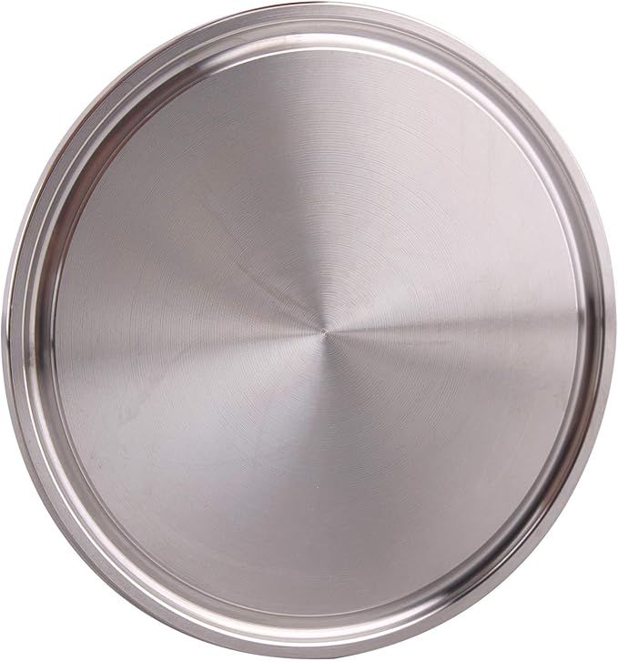 DERNORD Stainless Steel 304 Sanitary Fitting Clamp End Cap fits Tri-Clamp Ferrule Flange (2.5" (64mm) Tube OD)
