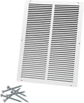 14"W x 20"H [Duct Opening Size] Steel Return Air Grille, Air Return Vent Cover for Ceiling and Sidewall - HVAC Air Vent Covers - [Outer Dimensions: 15.75"W x 21.75"H]