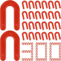 DGSL Tile Leveling System Tile Spacers 1/8 Inch, 300 pieces Horseshoe Shim U Shape Plastic Tile Leveling Clips for Various Types of Tile Leveling