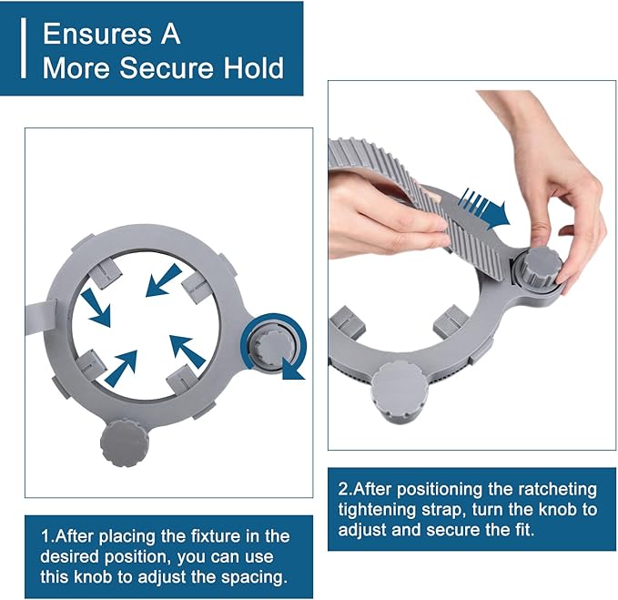 RV Hose Fastening Device, 90-Degree Elbow, RV Must Haves, RV Sewer Hose Support, Prevents Waste Lines from Dislodging While Dumping