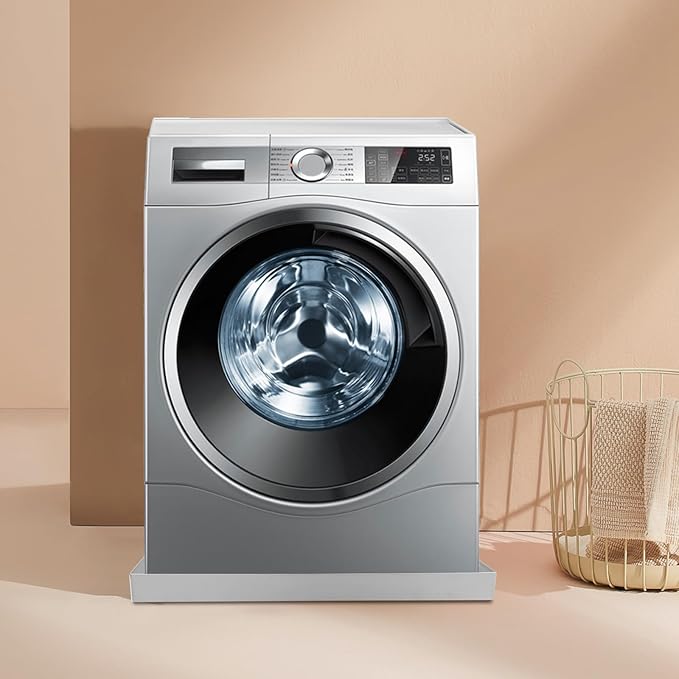 28" x 30" x 2.5" Washing Machine Drain Pan, Heavy Duty 304 Stainless Steel, Protects Floors from Leaks, Compact Washer Drip Tray with Drain Hole, for Dishwashers Refrigerators Water Heaters