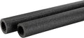 MECCANIXITY Foam Tube Sponge Protective Sleeve Heat Preservation Black Sleeve Polyethylene Pipe 30mm(1.2 Inch) ID for Pipe Insulation, Pack of 2