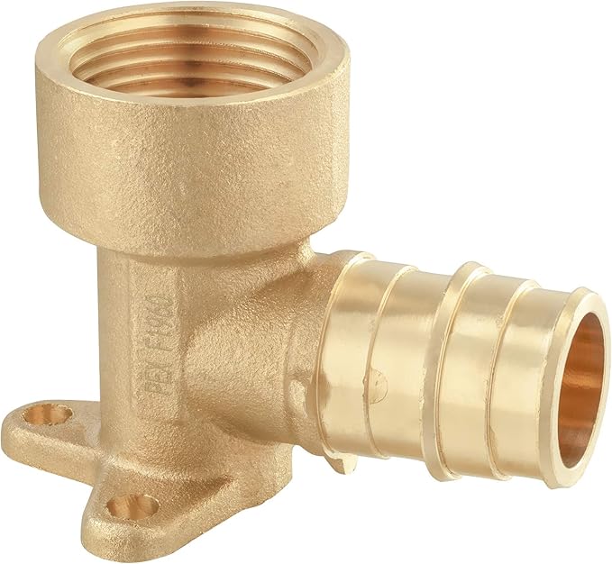 EFIELD Pex A Expansion Fittings 3/4"x 1/2" Female NPT Drop-ear Elbow, F1960 (Pack of 10),(PEX1960086-10PCS)