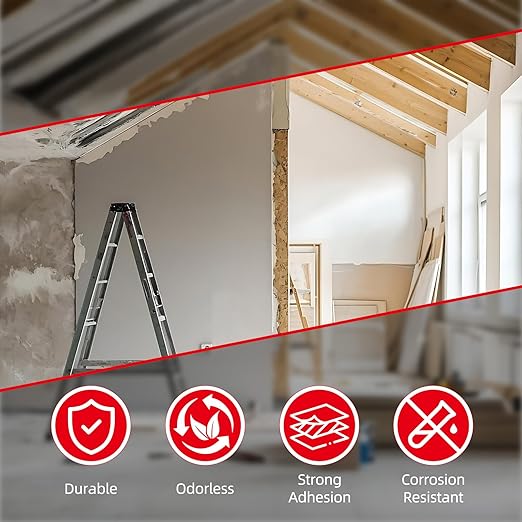 Vapor Barrier Tape 2 Rolls - 4 inch x 180' Roll 8 Mil, Heavy Duty Waterproof, Polyethylene Repair Tape, Vapor Barrier Seam Tape for Industrial, Crawl Space, Roofs & Barrier