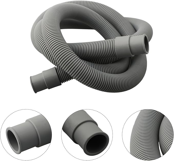 Drain Hose Extension Kit, Includes Drain Hose, Clamps And Adapter For All Washing Machines, Dishwashers And Dehumidifier High-Quality, Gray, 1-Piece(78.74 IN)