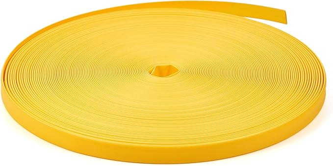 Chanzon Yellow 5/16" (8mm) Diameter Heat Shrink Tubing - 2:1 Ratio - 80Ft Waterproof Polyolefin Shrink Tube 1pcs