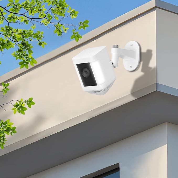 2Pack Adjustable Mounting Bracket for Spotlight Cam Plus/Pro (Battery) and Stick Up Cam/Pro (Battery), Perfect for Indoor/Outdoor Camera Security System Installation-White