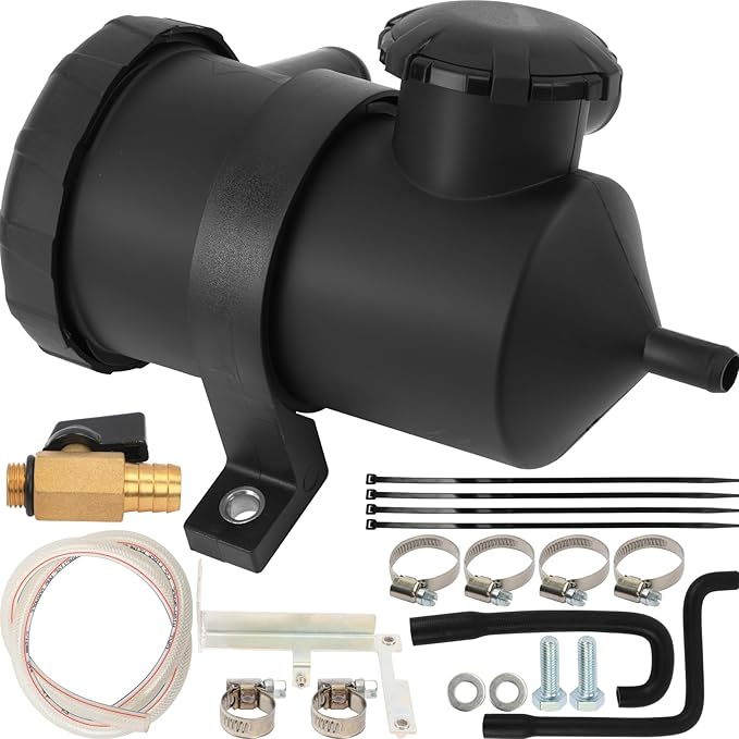 Oil Catch Can Kit Compatible with Isuzu D-MAX MU-X 02.2017-08.2020 3.0L TD 4JJ1-TCX, Replace#OS-PROV-25