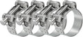 PATIKIL 44-47mm T-Bolt Hose Clamp, 4 Pack Intercooler Pipe Tube Clamps 304 Stainless Steel Radiator Hose Clamp for 1.73"-1.85" Pipe