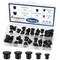 50Pcs Silicone Rubber Hole Plug for Round Holes, 5 Sizes High Temp T-Type Waterproof Rubber Plugs for 4-9.5mm ID Hole for Bottles Flower Pot Metal Tube