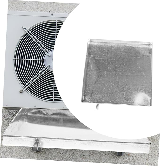 Air Conditioner Water Tray Drain Tray Refrigerators Washer Machine Drain Pan Air Conditioner Drip Container Washer Tray Drip Pan Metal Tray Water Heater Drain Pan Square Floor Iron