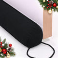hyha 34 Inch Door Draft Stopper, Blocks Hot Cold Air with Removable Washable Cover, Gaps Up to 3 Inch, All-Season Noise and Wind Seal, Under Draft Stopper for Bottom of Door Window, Black