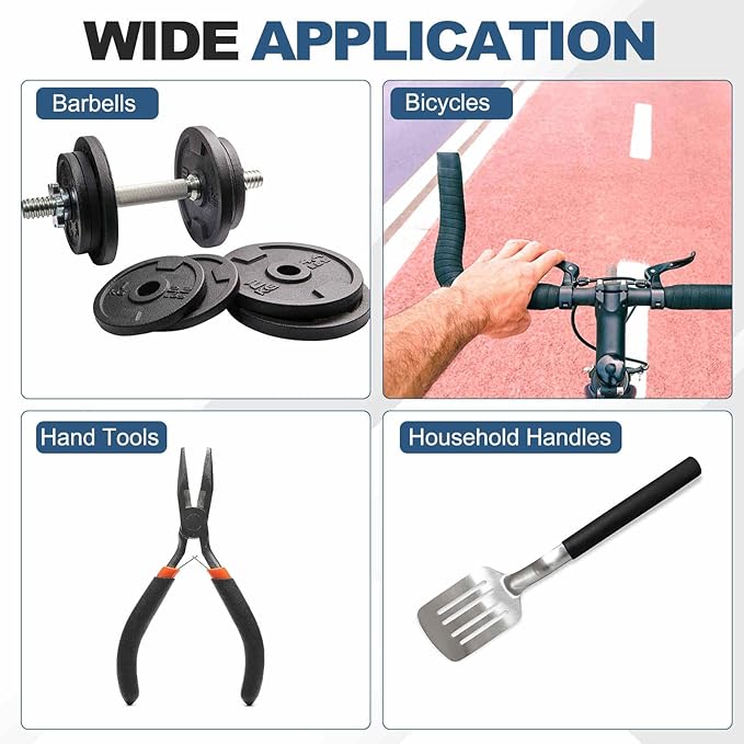 2pcs 1/4" ID Pipe Insulation Foam Tube, EPDM Pipe Cover 2/5" OD Wrap Roll Bar Tubing 4.9FT Long - Insulation Freeze Heat Preservation for Guitar Stand/AC Units/Exercise Machine