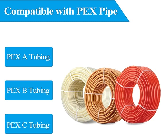 WiseWater 36 Pcs Pex Fittings, 3/4 inch T PEX Tee(12PCS) & 90 Degree Elbow & Straight Coupling, Brass Barb Crimp Pipe Fitting for Pex Pipe(Pack of 36), UPC Certified