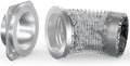 Magnetic Dryer Vent Coupling DV180 Airtight Seal Dryer Vent Connector Kit Easy to Clean Quick Connector Including a 2.6ft 4" Duct and two Clamps