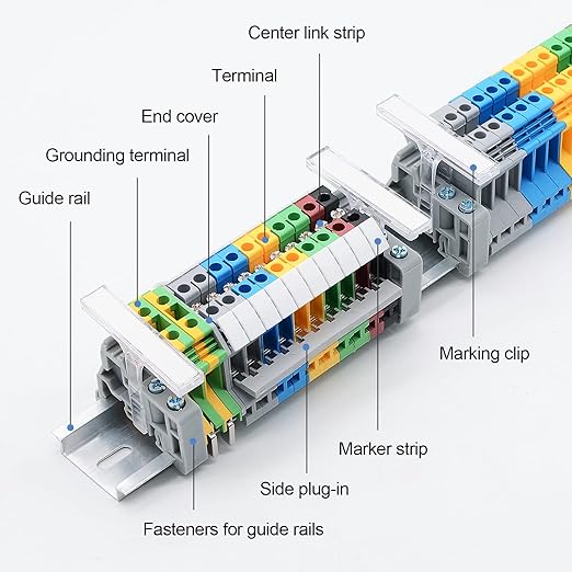 Terminal Block, Rail Type Voltage Terminal, Rail Combined Terminal Block