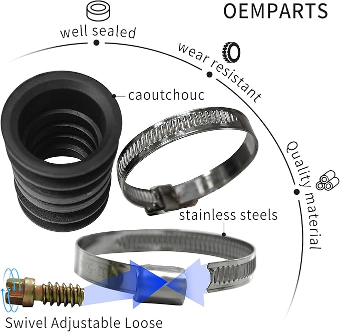 W11419334 Dishwasher Hose Kit for Whirlpool Jenn-Air KitchenAid Maytag Kenmore AP6981352 4960330 W11250985 PS12745538 EAP12745538 Circulation Pump to Sump Connect Hose Replacement Parts