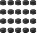 1" Black Pipe Cap, Home TZH 20 Pack Malleable Iron Cast Pipe Caps for Steam-Punk Vintage Shelf Bracket DIY Plumbing Pipe Decor Furniture (20, Black 1 Inch)