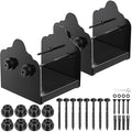 6x6 Post Base, 2Pcs Stainless Steel Adjustable Post Anchor Bracket (Internal 5.5 x 5.5), Adjustable Post Base for Pavilion Deck Porch Handrail Railing Support Decorative Anchor Plate