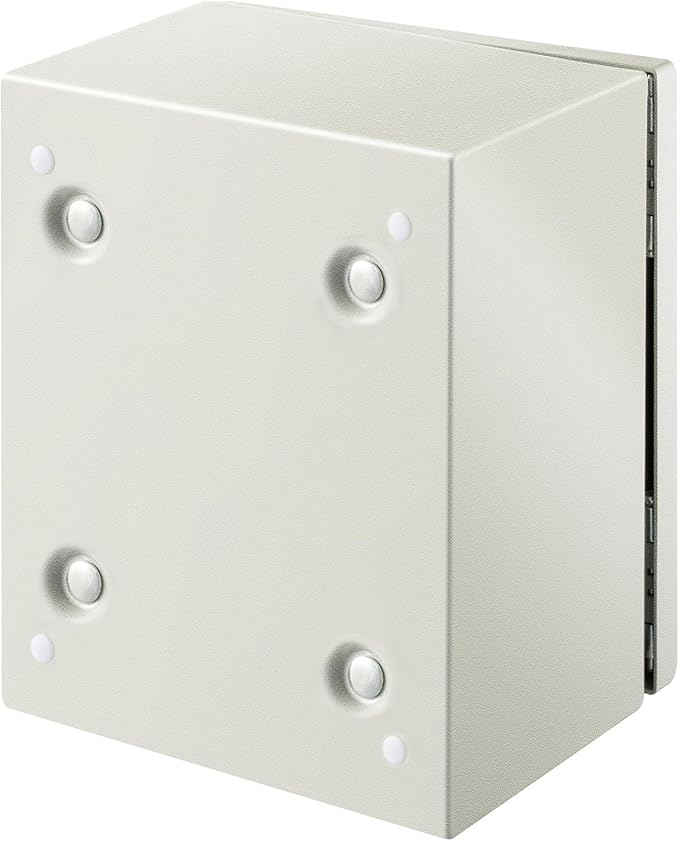 VEVOR NEMA Steel Enclosure 10×8×6,NEMA 4X Steel Electrical Box,IP66 Waterproof & Dustproof,Outdoor/Indoor Electrical Junction Box,with Mounting Plate