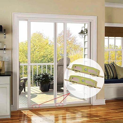 Sliding Patio Door Rollers Replacement Hardware Fits Jeld Wen, Truth Part #31761A, Milgard, Marvin, 1-1/4" Steel Ball Bearing Wheels, 5-3/4" H.C., Side Adjustable, 2 Pack