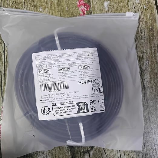 18 Gauge 2 Conductor Electrical Wire, 18 AWG 0.82mm Wire PVC Cord, 12V/24V DC Low Voltage/Copper-clad Aluminum(CCA)Flexible/2 Wire for Automotive LED Strips Lamp Lighting Marine (9.2M/30FT)
