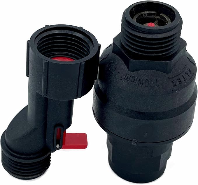 Automatic Water Leak Shut-Off Valve for 1/4" or 3/8" Water Supply Lines, Water Overflow Safety Device, 100% Mechanical, Property Flood & Water Damage Protection - Appliances, Beverage & Coffee Machine