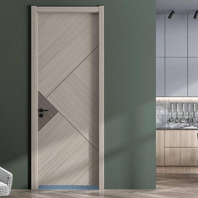 3pcs No Glue Door Draft Stopper Under Door Sweep Soundproofing Strip for Wide Gaps Weather Stripping Seal Noise and Cold Air Blocker Gray