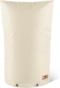 Backflow Preventer Insulation Cover - Water Pipe Insulation Sprinkler Cover for Outside - Insulated Backflow Cover Pouch for Irrigation Back Flow Valve in Winter or Sun Exposure (14" W x 26" H, Sand)