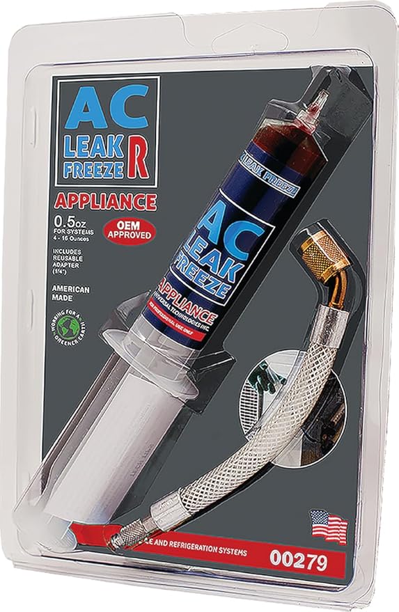 RectorSeal AC Leak Freeze with 1/4" Adapter 45302 Leak Sealant, Easy Application, HVAC, 0.5 oz.