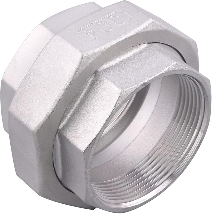 Cast Pipe Fittings Union - 2" NPT Female Fitting Stainless Steel 304, Class 150