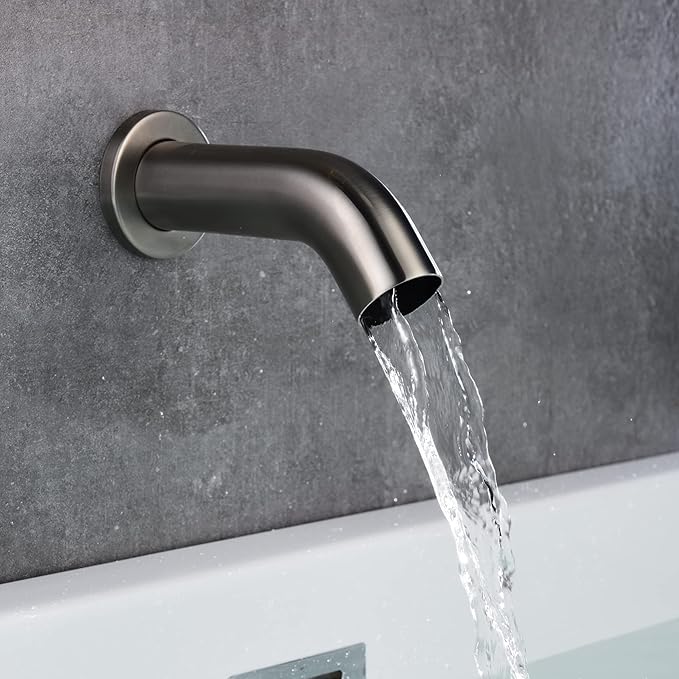 sumerain Tub and Shower Faucet with Rough in Valve, Brushed Nickel Shower Faucet with Tub Spout, 8 Inch Rain Shower Head