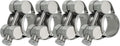 PATIKIL 17-19mm T-Bolt Hose Clamp, 4 Pack Intercooler Pipe Tube Clamps 304 Stainless Steel Radiator Hose Clamp for 0.67"-0.75" Pipe