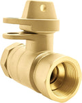1’’Lead-Free bronze street curb stop FNPT for water main tube service fittings