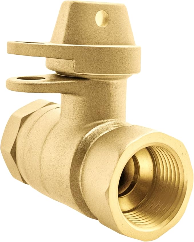 1’’Lead-Free bronze street curb stop FNPT for water main tube service fittings