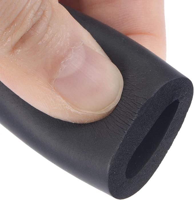 uxcell Foam Tubing for Handle Grip Support, Pipe Insulation, 14mm ID 24mm OD 1m Length Black