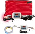 OEBLD Heat Tape for Water Pipes 40FT, Replaceable Smart Thermostat for Pipe Freeze Protection, Self-Regulating Roof Deicing Cable for Metal and Plastic Home Pipes, 110-120V