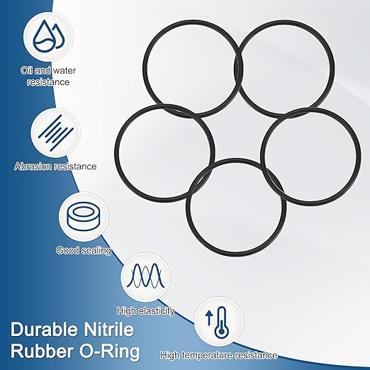 20-Pcak Nitrile Rubber O-Rings, 31mm ID, 35mm OD, 2mm Width, Metric Sealing Washer Gasket for Automotive Machine Plumbing/Faucet/Air or Gas Connections, Resists Oil and Heat