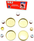 DNJ FPS330 Brass Freeze Plug Set for 1998-2003 Chevrolet, GMC, Isuzu, Pontiac Cavalier, Hombre, S10 2.2L L4 8V OHV 2190cc