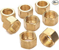 LTWFITTING 5/8-Inch Brass Compression Nut,Brass Compression Fitting(Pack of 25)