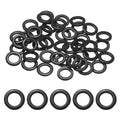 100-Pack M6 Flat Washers, Metric 11mm OD 1.5mm Thick 304 Stainless Steel Washers for Bolts Screws Nuts for Automotive/Machinery/Furniture, Flat Metal Washers [Black Galvanized]