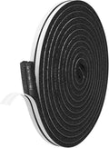 Storystore Foam Insulation Tape Self Adhesive, 1/4In x 1/4In x 19.7Ft Weather Stripping for Doors and WindowsSound Proof Soundproofing Door SealWeatherstrip, Air Conditioning Seal Strip